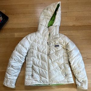 White Patagonia Puffer Jacket